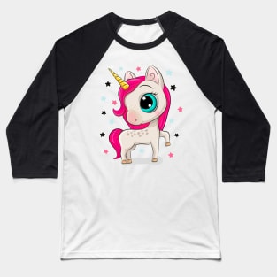 Cute Unicorn Baseball T-Shirt